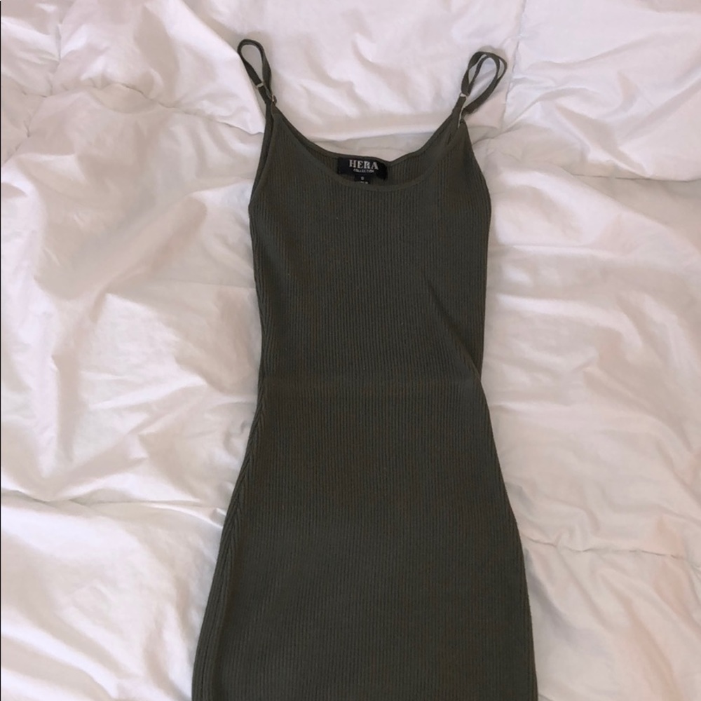 OLIVE MINI DRESS
